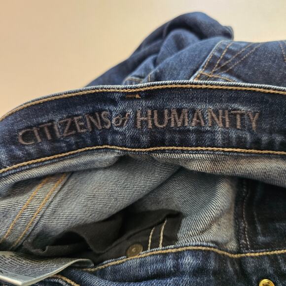 Citizens of Humanity Jeans Women's 26 Blue Avedon Low Rise Skinny Dark Wash - Picture 5 of 16